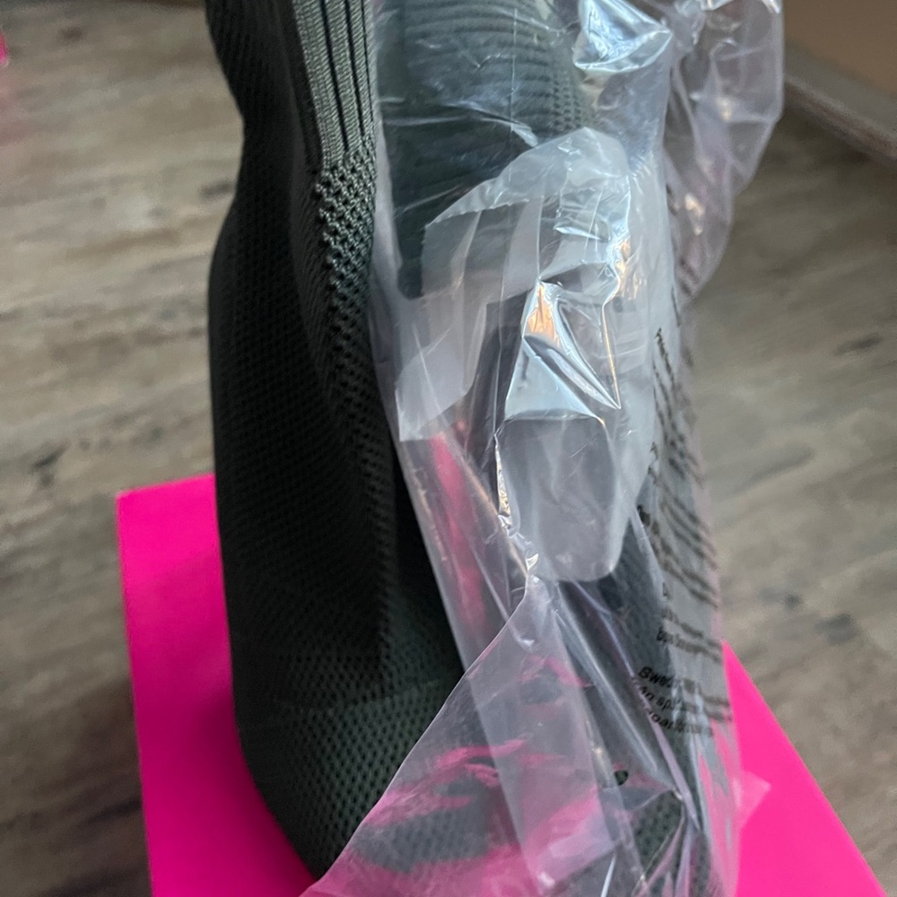 Olive Green Sock Bootie - Picture 5 of 6